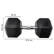 thumbnail image 3 of Mancuerna Hexagonal 25 Kg Negro, 3 of 6