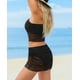 thumbnail image 2 of Bikini de un solo hombro y falda de malla Gloriahoon, 2 of 6