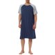 thumbnail image 1 of INSPIRE CHIC Camisón para Hombre de Manga Corta Raglán Cómodo y Suave para Dormir M Azul Marino Gris Claro, 1 of 7