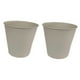 thumbnail image 3 of 2 Piezas De Cubos De Flores, Esculturas, Macetas De Regalo Para Jardín, Escritorio, Oficina, Color Blanco, 3 of 3