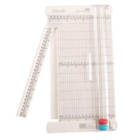 Magideal - Cortador De Papel Tablero De Plegado Cuchilla De Manualidades Máquina De Guillotina De Papel Plástico Herramienta Precisa Adecuada Para Oficina 38X21Cm