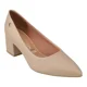 thumbnail image 1 of Zapato Mujer Pelica Beige Taco Bloque Alto Vizzano, 1 of 3