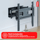 thumbnail image 5 of Soporte Tv Brazo Doble 180 Grados 45-80 Pulgadas Extendible Color Negro, 5 of 8