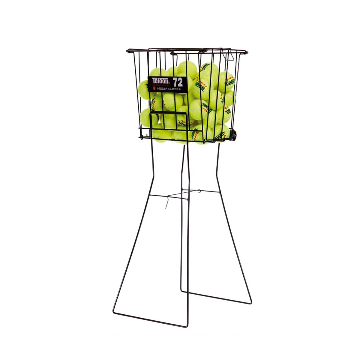 Genérico - Canasto Para 72 Pelotas De Tenis O Padel Con Ruedas Teloon