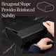thumbnail image 3 of Funda de reloj QWATCHBANDS de piel de napa para hombre con soporte para 6 relojes, 3 of 6