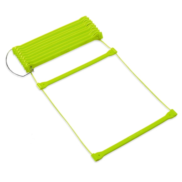 Escalera Agility QUICKPLAY PRO que no se enreda con bolsa de transporte de 11 peldaños