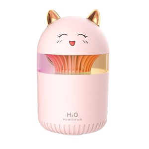 Bothyi - Humidificador De Niebla Fría De Dibujos Animados, Purificador Usb Mini Silencioso Para Dormitorio, Viaje, Rosa