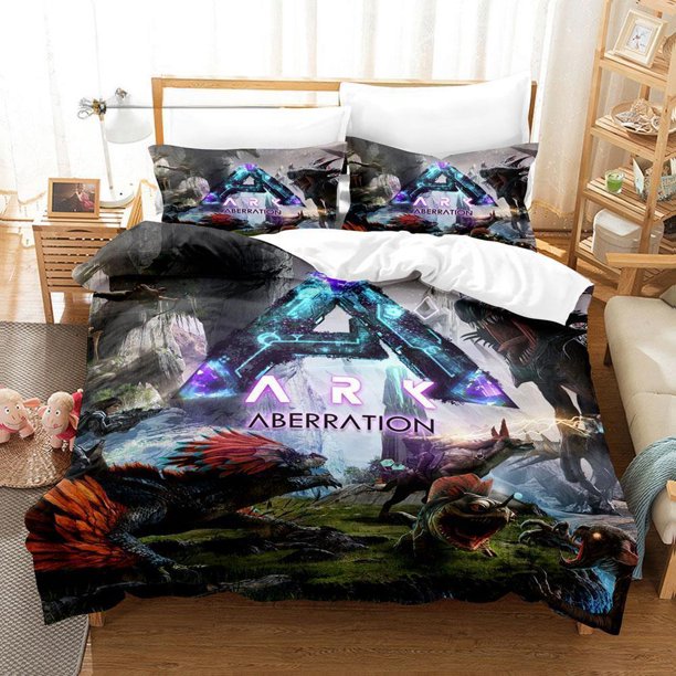 Game ARK Genesis Season Bedding Set Single Twin Full Size Bed Set Teenager Bedroom Sheet set Home Textiles Bed Sheets