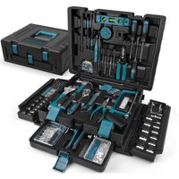 Kit De Herramientas Sundpey, 379 Piezas, Para Reparaciones De Hogar Y Automóviles, Con Funda
