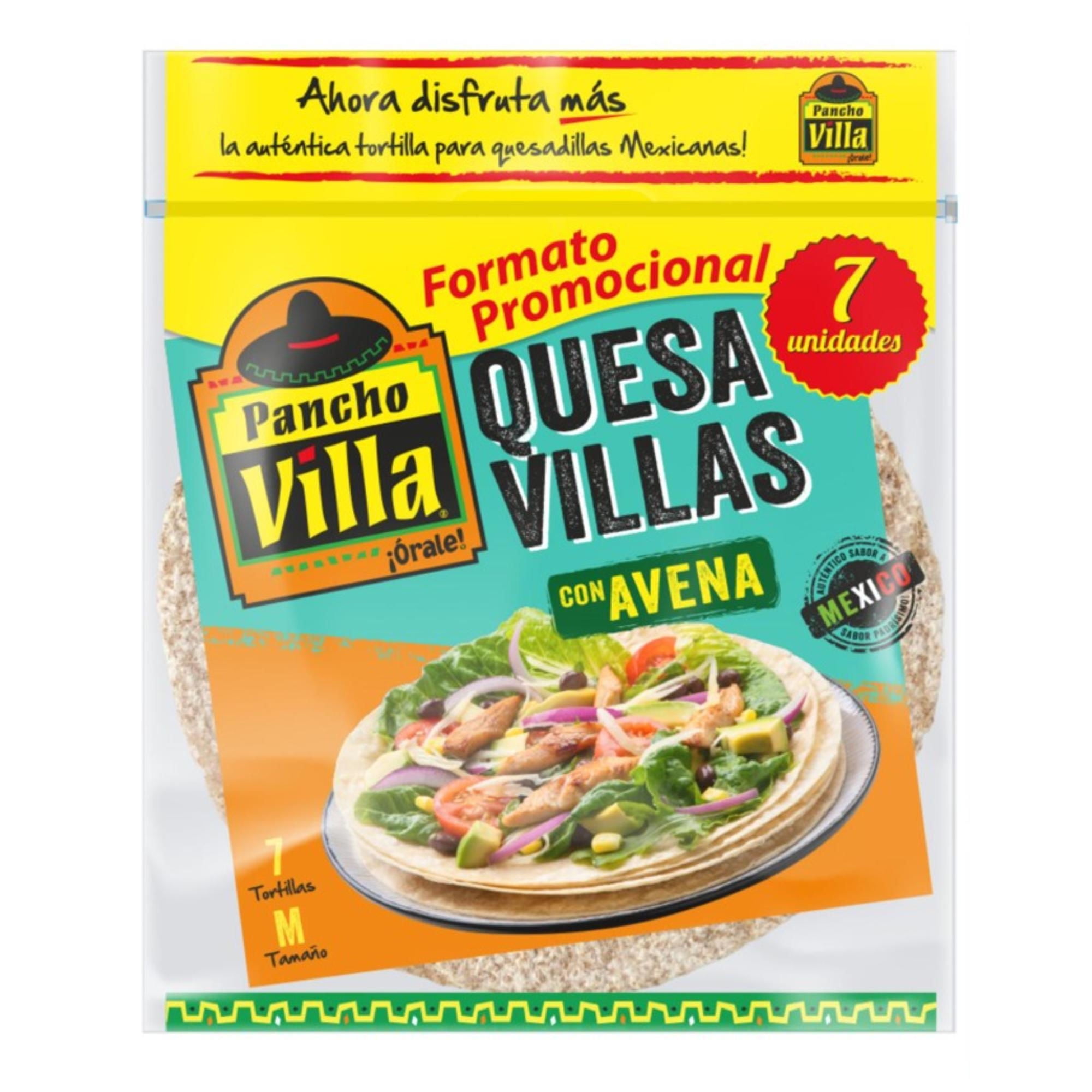 Tortilla M Con Avena 7 Un 175 g Pancho Villa