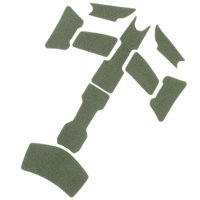 Ioensy - Pegatinas Para Casco De Corte Alto, Accesorios Para Casco Diy Mk, Almohadillas Adhesivas Exteriores, Verde