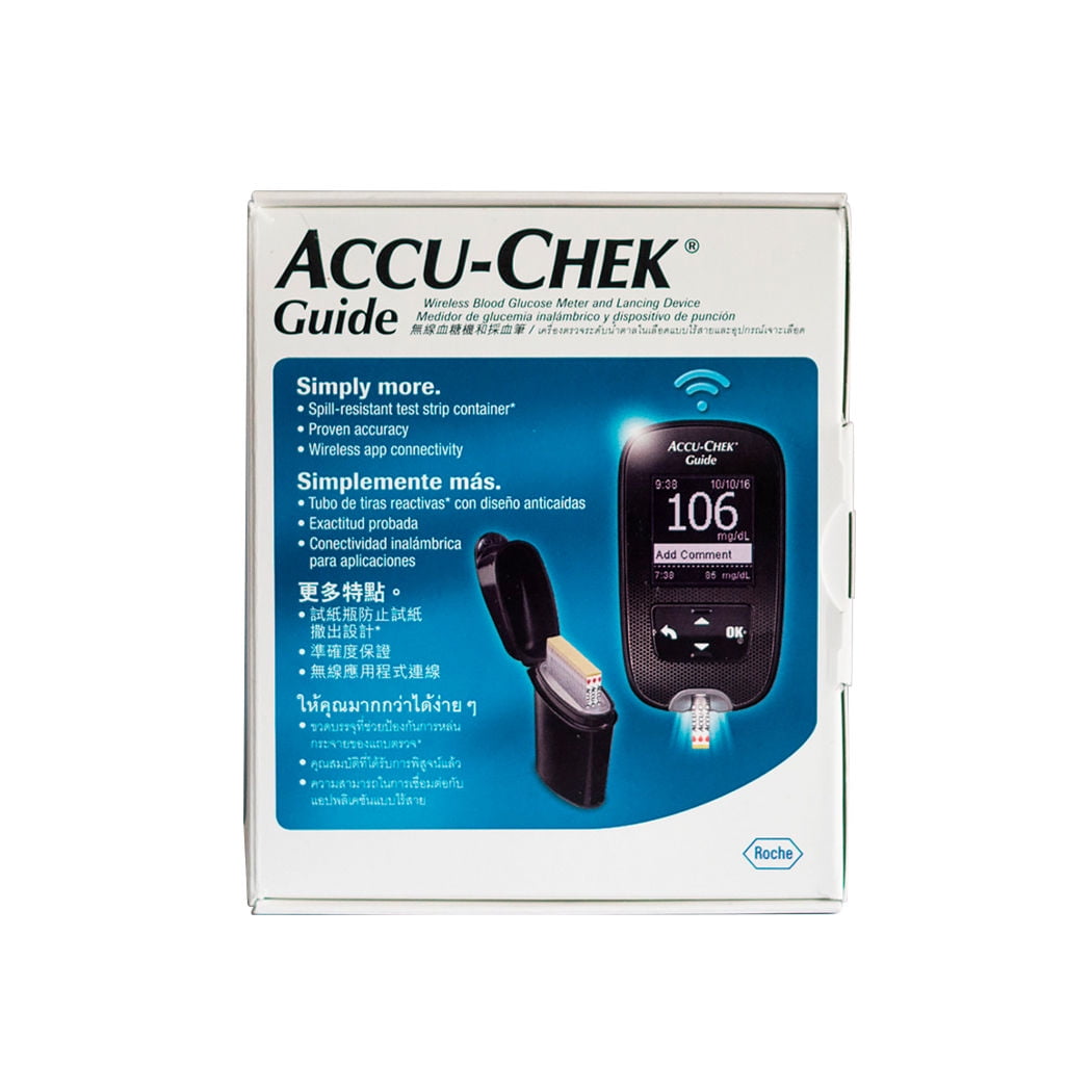 Roche - Glucometro - Medidor De Glucosa Accu-chek® Guide