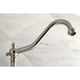 thumbnail image 4 of Grifo romano para bañera Kingston Brass Heritage de montaje en pared, níquel cepillado, 4 of 7