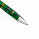 thumbnail image 4 of Bolígrafo de bola Conklin Stylograph Mosaic Verde/Marrón con acentos cromados, 4 of 6