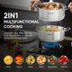 thumbnail image 2 of Steamer Pots Sunhouse, 4,4 litros, 2 niveles, acero inoxidable con tapa, 2 of 9