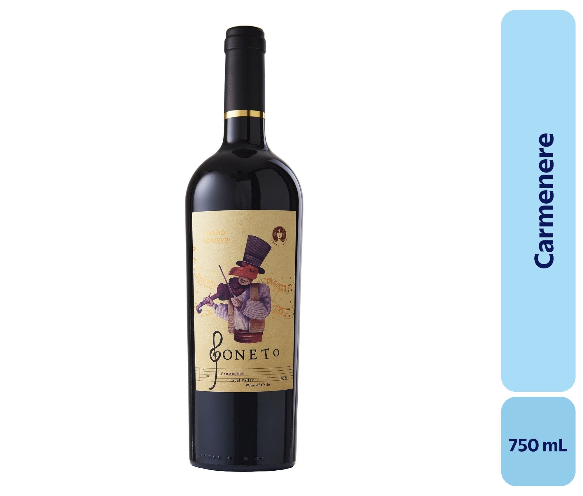 Soneto - Vino Carménère Botella