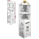 thumbnail image 2 of Estante Organizador Esquinero De Baño Multifuncional Blanco, 2 of 2