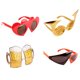 thumbnail image 2 of Gafas de sol divertidas TD.IVES para fiestas, paquete de 12 para adultos y niños, 2 of 9