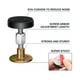 thumbnail image 3 of Tope Cama Pared Mueble Ajustable Antivibración 2 Unidades, 3 of 4