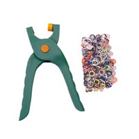 Magideal - Botón A Presión Con Alicates De Prensa, Alicates De Presión Manual, Herramienta De Instalación A Presión, Botones A Presión Para Falda, Ropa, Pantalon Hueco Multicolor