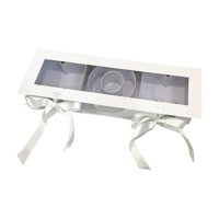 Bothyi - Caja De Flores Vacía Con Forma De Letra Para Mamá, Caja De Flores Para Mamá Rellenable Para Regalo De Cumpleaños, Color Blanco