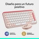 thumbnail image 3 of Kit Teclado Y Mouse Logitech Pop Icon Español Rosado, 3 of 7