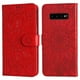 thumbnail image 2 of Funda tipo cartera FOXDOCK para Samsung Galaxy S10 Plus , diseño girasol en relieve, cuero PU, cierre magnético, soporte y tarjetero, 2 of 5