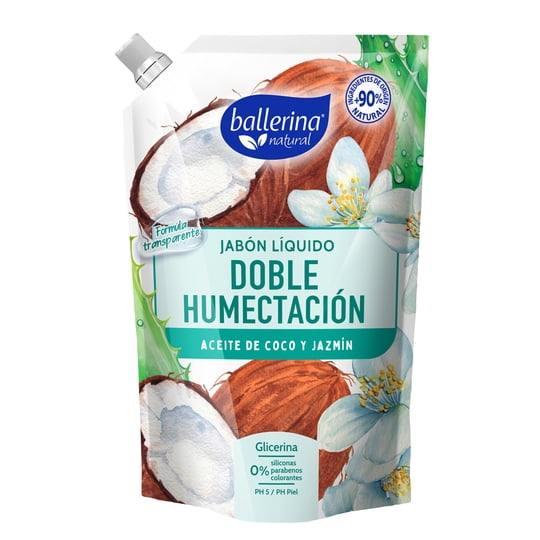 Jabón Líquido Ballerina Aceite De Coco Y Jazmin
