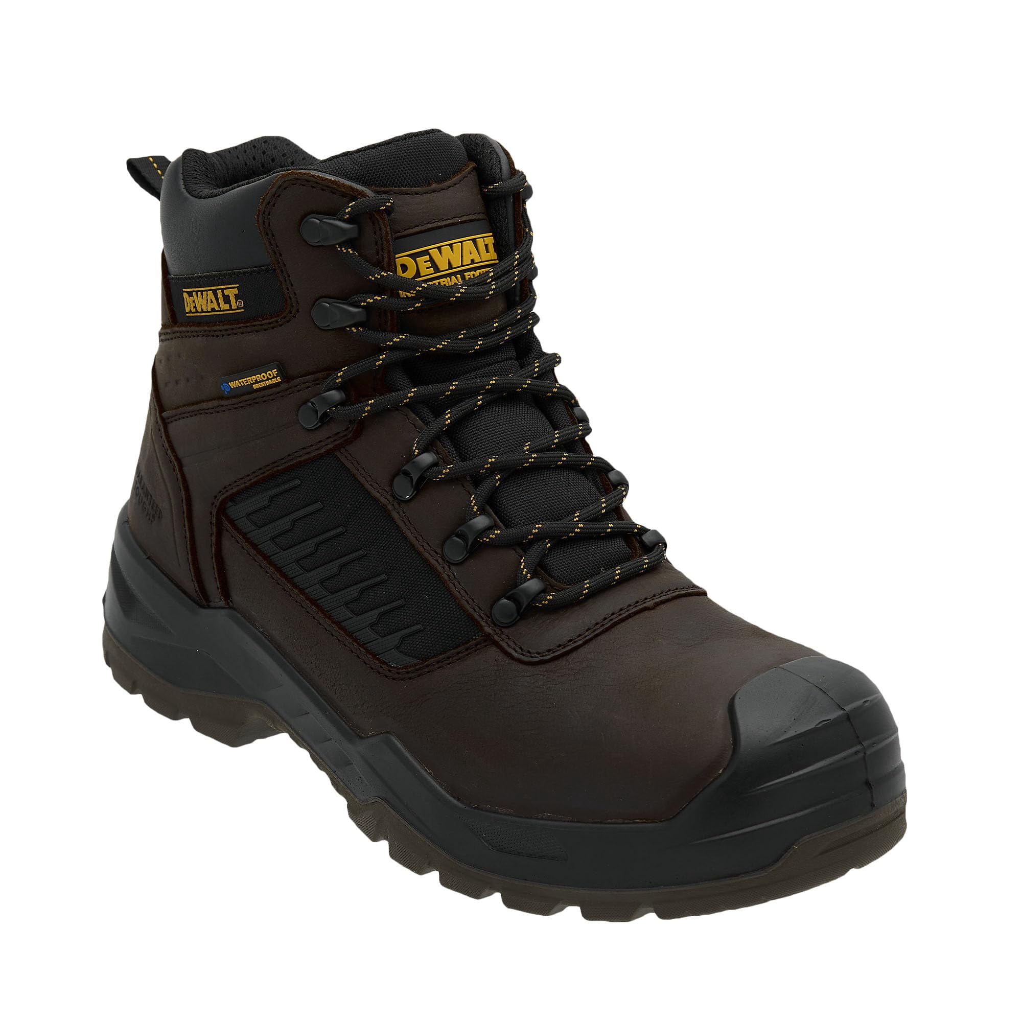 Bota De Trabajo Dewalt Reynolds Para Hombre, Impermeable, Piel, Punta De Acero