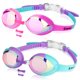 thumbnail image 1 of Gafas de natación Keary para niños, antivaho, con protección UV, 1 of 7