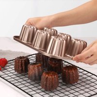 Molde Canele Cake Pan Itoids Acero Al Carbono Antiadherente 6 Cavidades