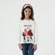 thumbnail image 1 of Polera Manga Larga Niña Minnie Dot Couture Blanco Disney, 1 of 6