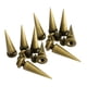 thumbnail image 2 of 10pcs cono de cobre atornillar espárrago artesanal punta de cuero remaches de bronce, 2 of 3