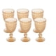 thumbnail image 2 of Set de 6 Copas de Vino Diseño Diamante – Dorado Abrillantado, 2 of 3