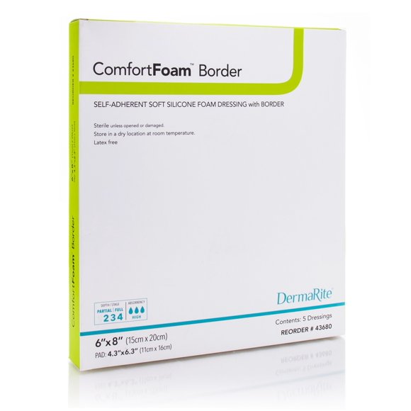 Dressing Dermarite Industries Comfortfoam Border 180 ml
