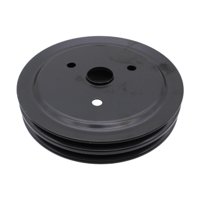 Magideal - Polea De Cigüeñal Corta Para Bomba De Agua, Accesorios De Acero De Doble Ranura Para 5,0 L/307 Ci 4,9 L/302 Ci, Piezas De Reparación Resistentes