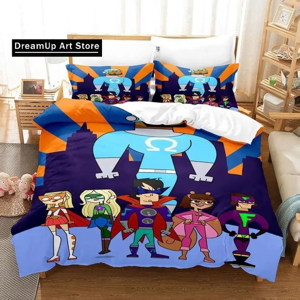 New Total Drama Bedding Set Bed Set Adult Kid Bedroom Cartoons Duvet cover Sets