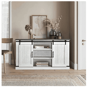 Muebles Santa Ana - Rack Para Tv 50″ Roble Blanco