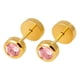 thumbnail image 4 of Aros Abridores Punto De Luz 4mm Oro 18k Circón Bebé Niña, 4 of 6
