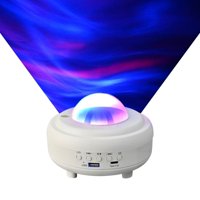 Crusec - Lámpara Proyección Cielo Estrellado Ondas De Agua Bluetooth