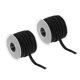 thumbnail image 4 of Rollo De Cinta De Terciopelo Para Manualidades, Suministros Para Fiesta De Boda, Color Negro, 2 Uds., 20 Yardas, 10mm De Ancho, 4 of 5