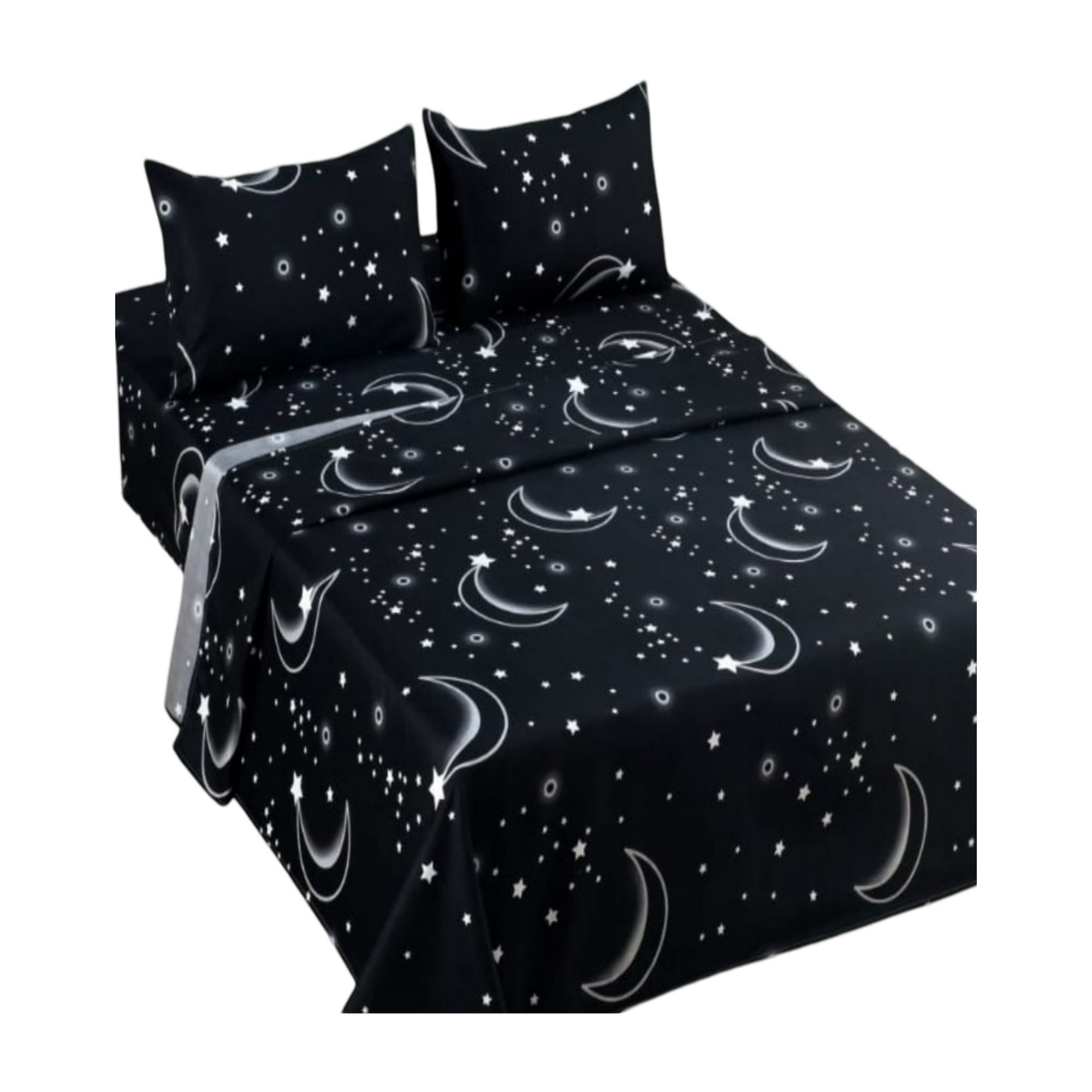 Genérica - Sábana 2 Plaza De 144 Hilos Algodón Suave 8o13