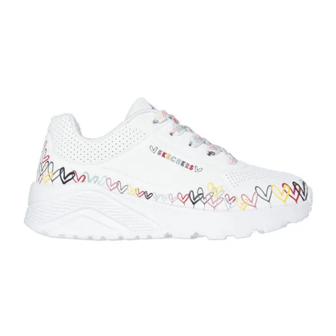 Zapatillas Urbanas Skechers Uno Lite Infantil 314089l-wmlt - Talla 35