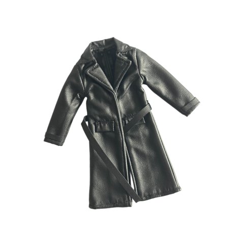 Bothyi - 1/12 Figura Masculina Cortavientos Largo Muñeca Decoración Ropa Hecha A Mano Chaqueta Para Muñeca 6""