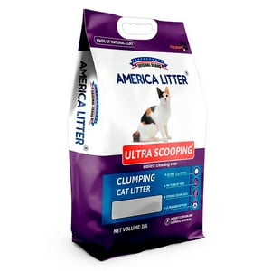 Americalitter - Arena Sanitaria Ultra Scooping Odor Seal Bolsa, 15Kg