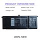 thumbnail image 2 of Batería OUTLANDWAY Dell H5CKD 53Wh 15V, 2 of 7
