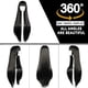 thumbnail image 3 of Peluca Cosplay COSPLAZA Larga Lisa Negra 60cm Sintatica, 3 of 3