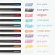 thumbnail image 4 of Bolígrafos Pentonic de gel con purpurina, 10 colores surtidos, 1 mm, 10 unidades, 4 of 7