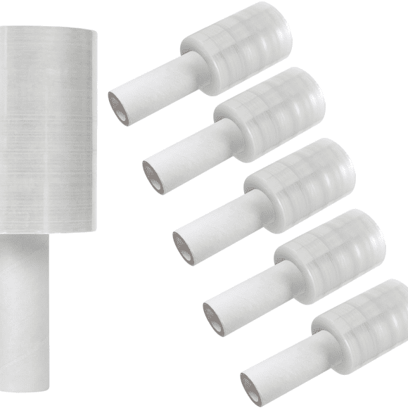 5 Mini Rollos Film Embalaje Plástico Stretch Paletizador Alusa