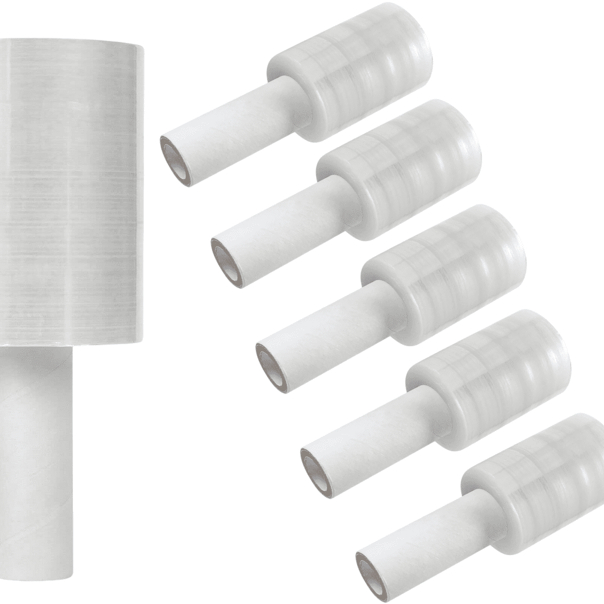 Openbox - 5 Mini Rollos Film Embalaje Plástico Stretch Paletizador Alusa